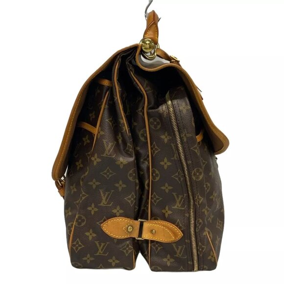 LOUIS VUITTON Hunting Bag Monogram  Boston Bag Monogram Canvas 703-122124 - Picture 4 of 14